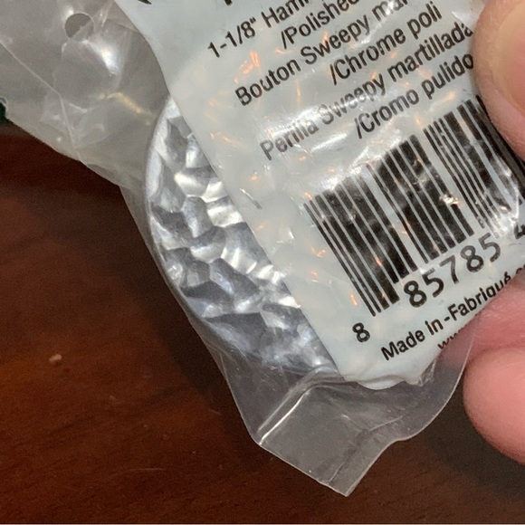 NWT Brainerd Hammered Sweepy Knob/ Polished Chrome - Picture 4 of 5